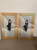 A Pair of large canvas prints, Schirokko by Renato Casavo 120cm x 71cm