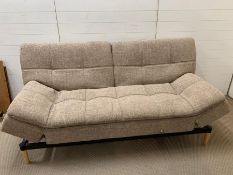 A contemporary sofa bed