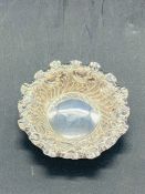 A Small Sheffield hallmarked pin dish (19g)