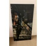 Modern artwork featuring Kate Moss 2012 (80cm x 49cm) signed to back.