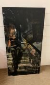 Modern artwork featuring Kate Moss 2012 (80cm x 49cm) signed to back.