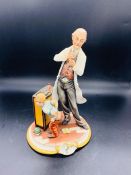 A Capodimonte figure "La Medea" signed to base