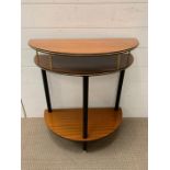 1960's half moon table