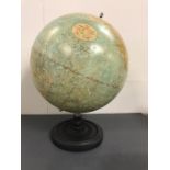 Philips 19 inch Terrestrial Globe printed in Great Britain by George Philip & Son ltd 1965