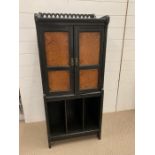 Ebony office cabinet from the aesthetic movement