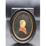 A Miniature of a Reverend, name and dated verso September 1778.