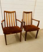 A Pair of G Plan Open Armchairs