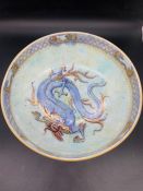 A Wedgwood Lustre Bowl with a Dragon theme