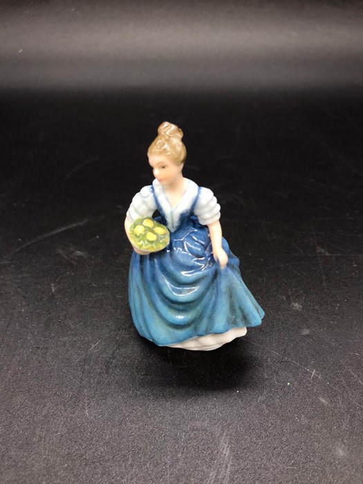 A selection of eleven miniatures Royal Doulton china figurines to include, Bess, Soiree, Top O'The - Image 14 of 15