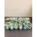 A Large selection of 29 Liberty store commemorative year mugs.