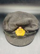 A Russian cap with insignia