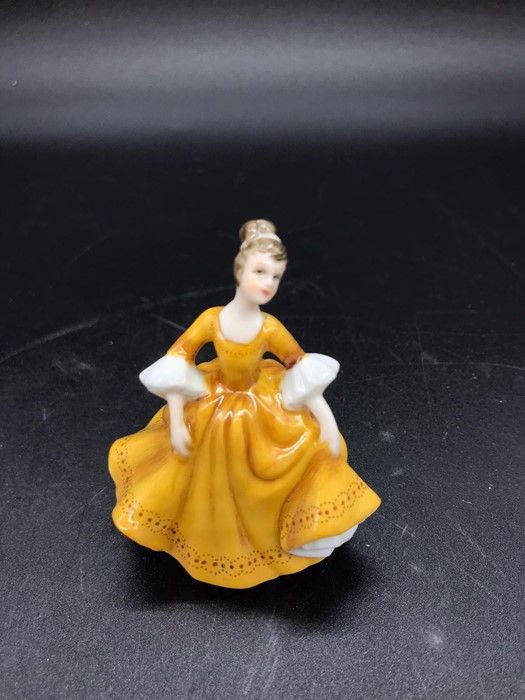 A selection of eleven miniatures Royal Doulton china figurines to include, Bess, Soiree, Top O'The - Image 10 of 15