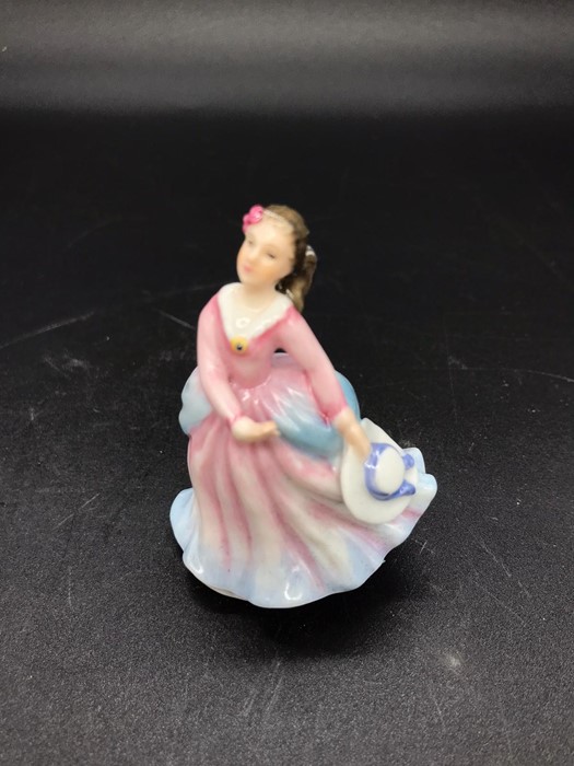 A selection of eleven miniatures Royal Doulton china figurines to include, Bess, Soiree, Top O'The - Image 11 of 15