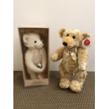 Two teddy bears, one simply soft collection and an exclusive limited edition Diana Princess of Wales