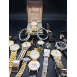 A Selection of Quartz watches, various makers and conditions.