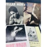 A Selection of Art Books, stylised male nude form and erotica. Gay Interest.