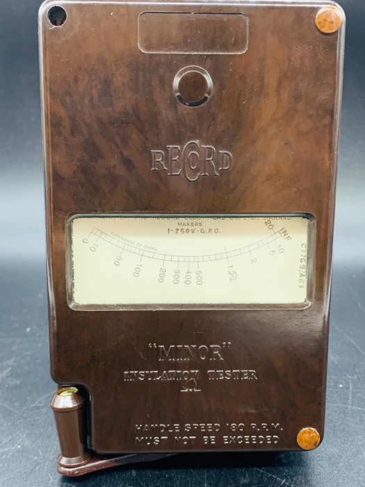 A GPO Voltmeter in original leather case. - Image 2 of 4