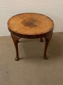 A round side table