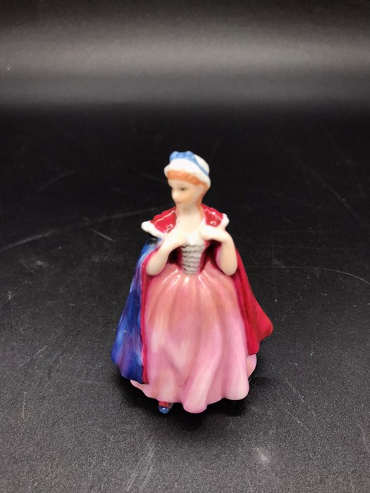 A selection of eleven miniatures Royal Doulton china figurines to include, Bess, Soiree, Top O'The - Image 5 of 15