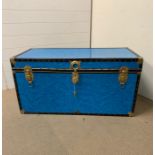 A School Trunk in blue.