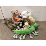 A selection of cuddly toys
