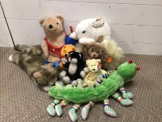 A selection of cuddly toys