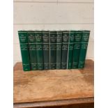 Ten volumes of The Dairy of Samuel Pepys, edited by R.C. Latham and W. Matthews. Volumes 1-3 & 5-11