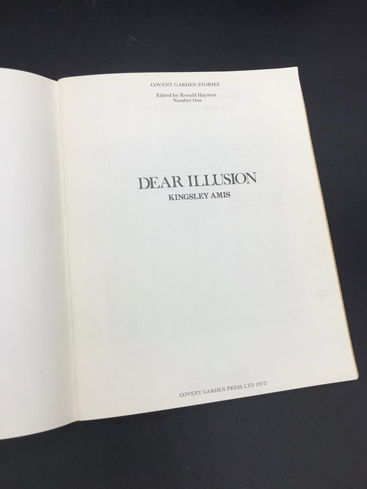"Dear Illusion" Short story book by Kingsley Amis. Signed by author. Limited edition, number - Image 4 of 5