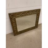 Small brass mirror