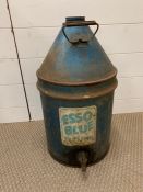 Vintage ESSO blue paraffin oil can