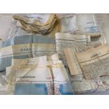 A Selection of six silk military maps for pilots for various regions.