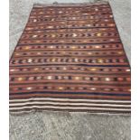 An Afghan Kilim rug (210cm x 360cm)