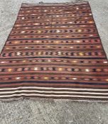 An Afghan Kilim rug (210cm x 360cm)