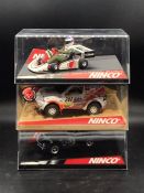 Three Ninco boxed Diecast cars