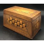 A Tunbridge Ware Tea Caddy