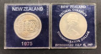 Two New Zealand Commemorative Crowns