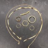 A Selection of scrap 9 ct gold (6.3g)
