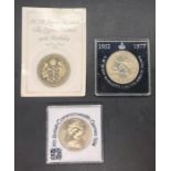 Three British Commemorative Crown Coins