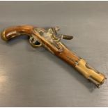A Flintlock service Pistol, possibly French.