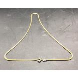 A 9 ct gold necklace (5.9g)