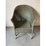 Green Lloyd Loom chair
