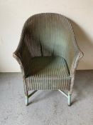 Green Lloyd Loom chair