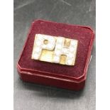 A 9 ct Gold Ring bearing the initials PH, (total weight 33.5g)