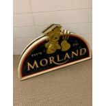 Breweriania: A Morland Brewery Pub Sign (H40cm W75cm)