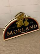 Breweriania: A Morland Brewery Pub Sign (H40cm W75cm)