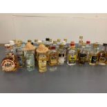 A Selection of various Rum miniatures, various distilleries and brands.