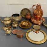Selection of copper and brass