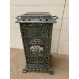 Cast iron Victorian style conservatory heater (H59cm W25cm D29cm)