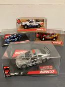 Four Ninco boxed Diecast cars