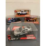 Four Ninco boxed Diecast cars